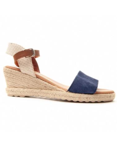 Sandalias de Mujer PURAPIEL ESPARPIEL BLUE