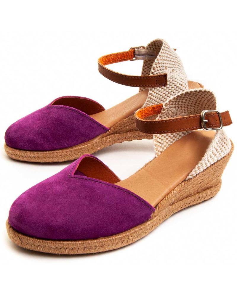 Scarpe Con Zeppa De Mujer PURAPIEL VALENCIANA PINK