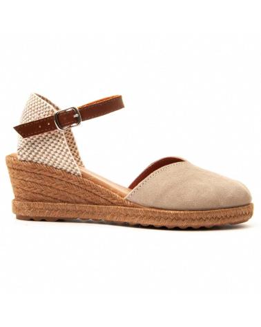 Sandalen für Damen PURAPIEL VALENCIANA BEIGE
