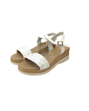Sandalias de Mujer PORRONET SANDALIAS PIEL BLANCAS BLANCO