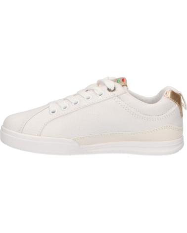 Sapatos Desportivos KICKERS  de Menina e Menino 686090-30 TAMPA CDT  34 BLANC OR CLAIR