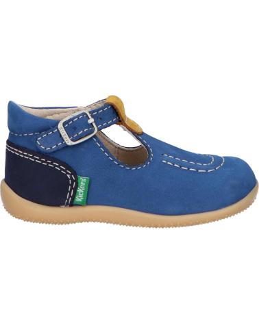 Sapatos KICKERS  de Menina e Menino 621013-10 BONBEK  52 BLEU MULTI
