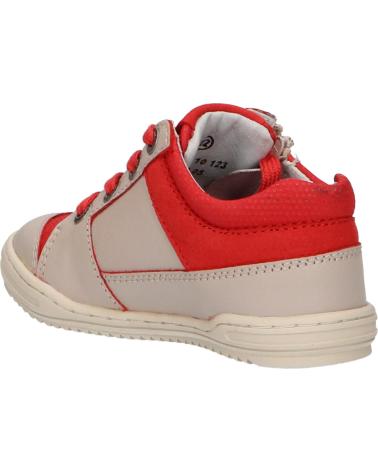 girl and boy sports shoes KICKERS 509031-10 JINJANG  123 GRIS ROUGE