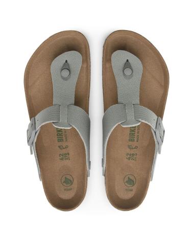 Man Flip flops BIRKENSTOCK MEDINA TEX CANVAS STONE GRIS