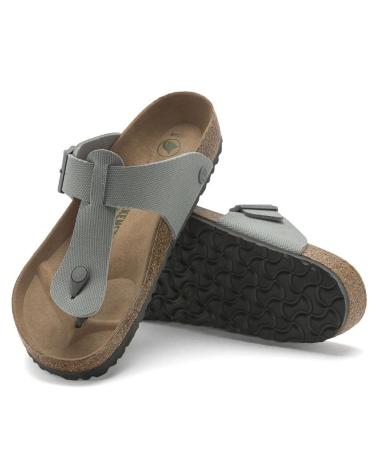 Man Flip flops BIRKENSTOCK MEDINA TEX CANVAS STONE GRIS