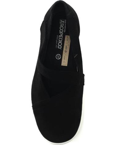 Bailarinas per Donna ARCOPEDICO ARCHES LICRA NEGRA NEGRO