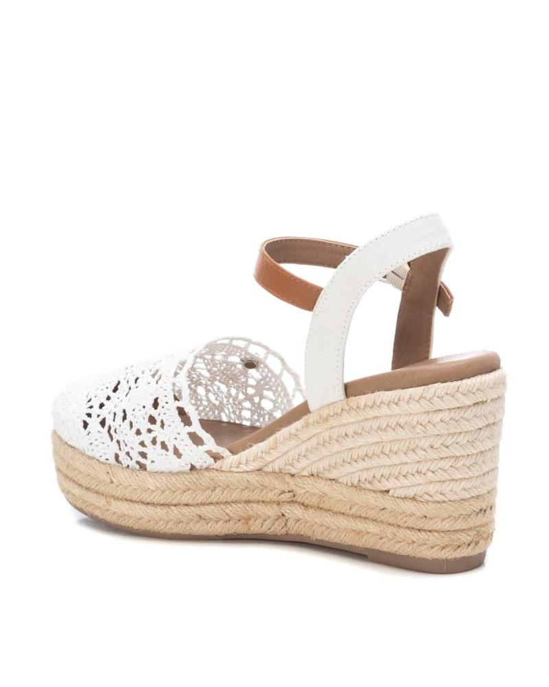 REFRESH 171753 – Sandali Donna Con Zeppa In Tessuto – Tomaia Colorata, Zeppa In Iuta 7 Cm, Suola Gomma Antiscivolo – Modello Vegano