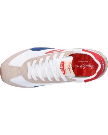 Woman and girl and boy sports shoes PEPE JEANS PBS30390 TAHITI  800 WHITE