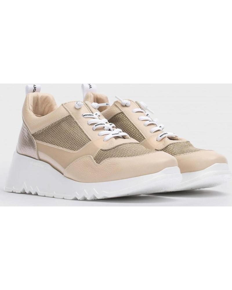 Trainers De Mujer WONDERS ZAPATILLAS SUKI E-6721 BEIGE