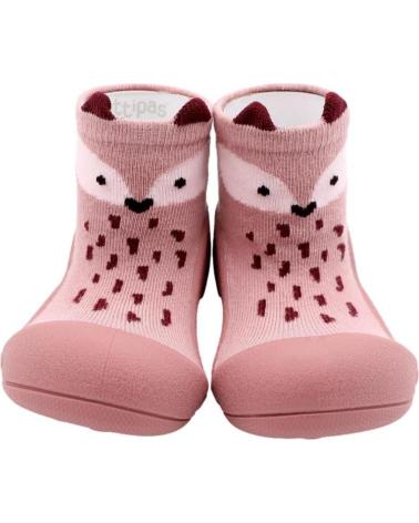 Pantufas ATTIPAS  de Menina PRIMER ZAPATO NIA ENDANGERED FOX PINK  ROSA