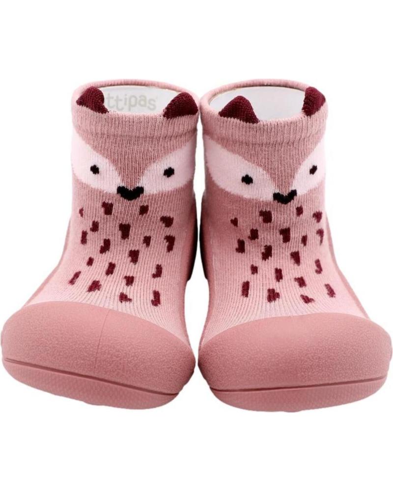 Calzado de casa ATTIPAS de Niña PRIMER ZAPATO NIA ENDANGERED FOX PINK ROSA Calzado de casa ATTIPAS de Niña PRIMER ZAPATO NIA ENDANGERED FOX PINK ROSA