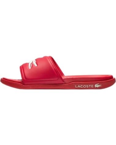 Tongs LACOSTE  pour Homme CROCO DUALISTE 0922 1 CMA EN EL COLOR ROOK-LOG ESTA DISPONIB  ROJO