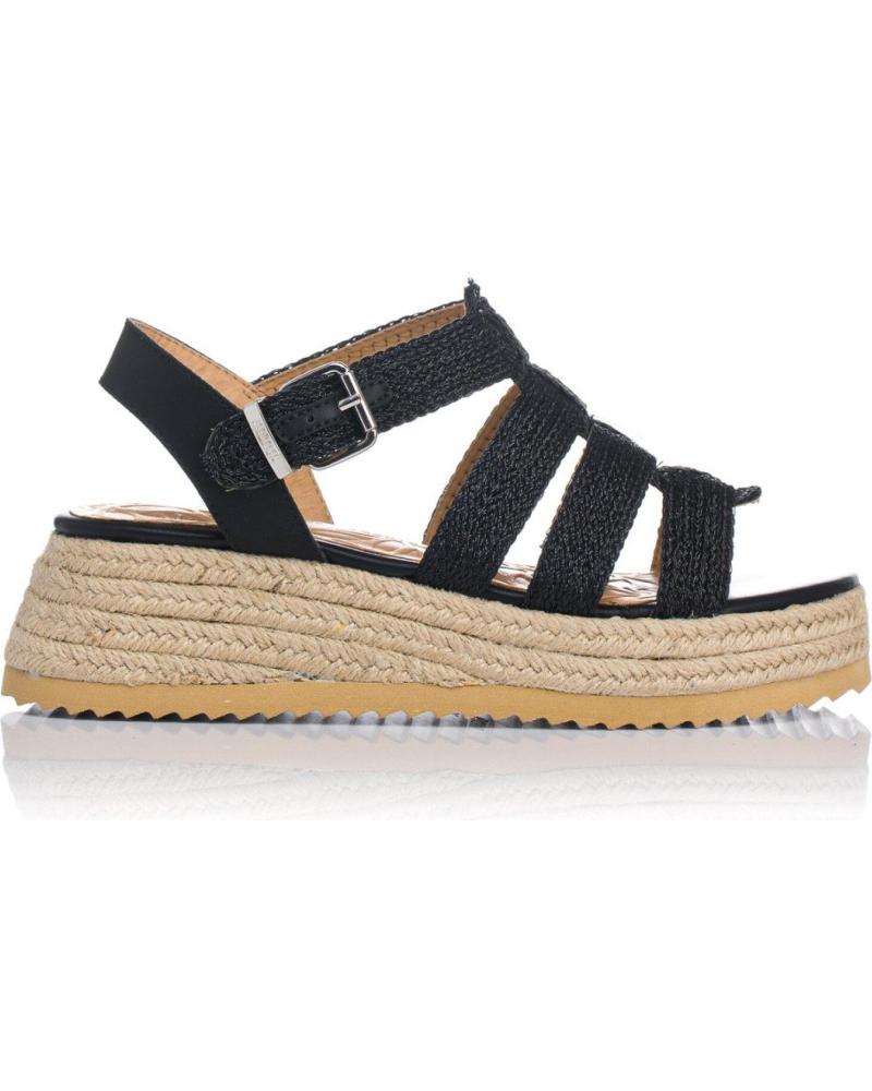 Sandalias MTNG  de Mujer SANDALIAS PLANAS MUSTANG 52862  NEGRO
