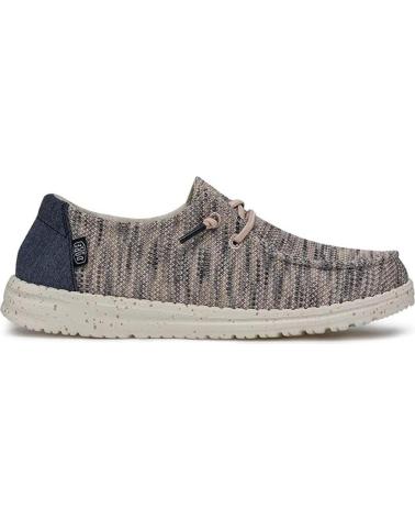 Woman shoes HEY DUDE WENDY SOX-LIGHT PINK AZUL MULTI  ROSA