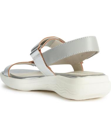 Sandálias de Mulher GEOX SANDALIA VELCRO LT GREY-SILVER