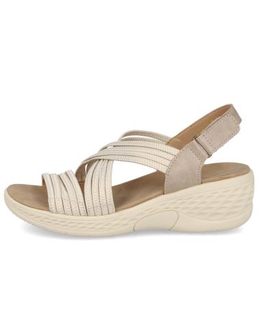 Woman Sandals L&R SHOES BL2327-1 SANDALIAS PLANA MUJER BEIG