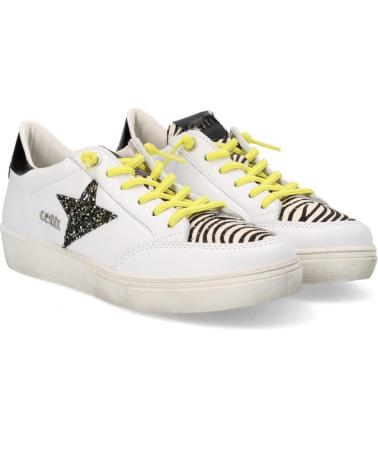 Zapatillas deporte de Mujer CETTI SNEAKER CORDONES CEBRA BLANCO