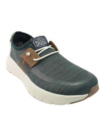 Man Zapatillas deporte HEY DUDE WALLY SIROCCO KAKI  LILA