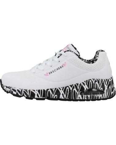 Sapatilhas de Mulher SKECHERS UNO - LOVING LOVE BLANCO