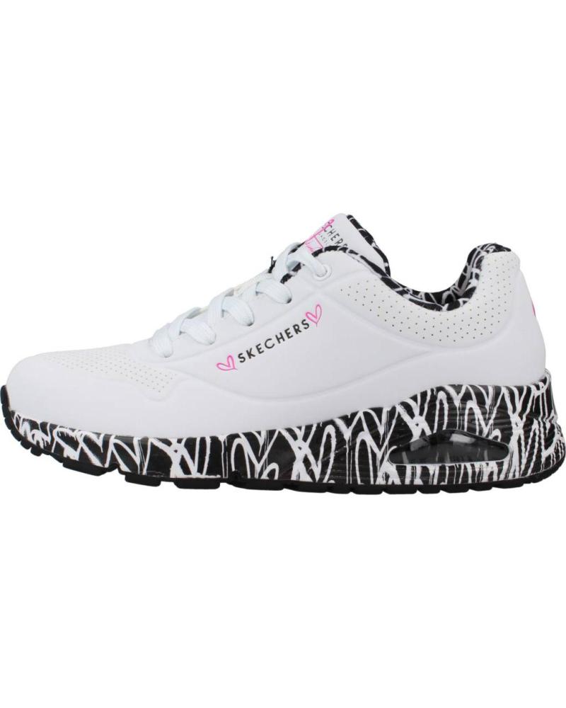 Sapatilhas de Mulher SKECHERS UNO - LOVING LOVE BLANCO