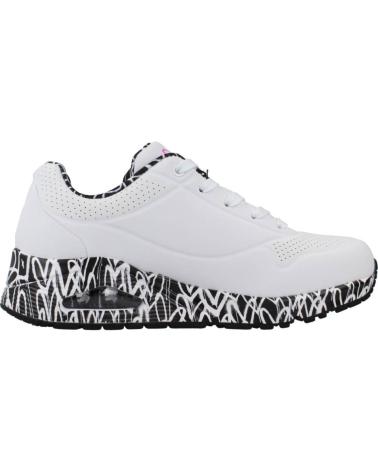 Sapatilhas de Mulher SKECHERS UNO - LOVING LOVE BLANCO