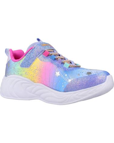 Deportivas de Niña SKECHERS 302311L S-LIGHTS UNICORN DREAMS AZUL