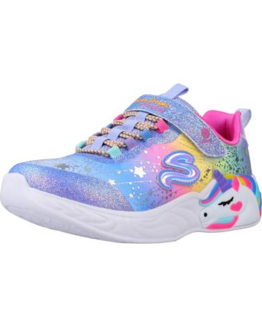 Deportivas de Niña SKECHERS 302311L S-LIGHTS UNICORN DREAMS AZUL