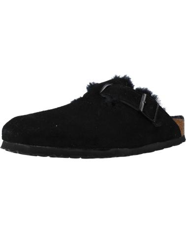 Zuecos de Mujer BIRKENSTOCK BOSTON VL LAF NEGRO