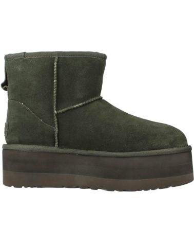 Stivaletti per Donna UGG W CLASSIC MINI PLATFORM VERDE