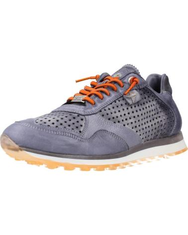 Zapatillas deporte CETTI  de Hombre 848 PIEL TITANIO  AZUL