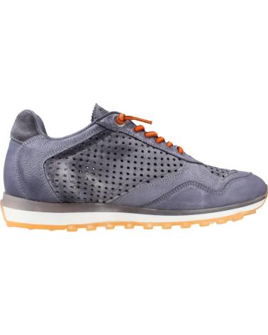 Zapatillas deporte CETTI  de Hombre 848 PIEL TITANIO  AZUL