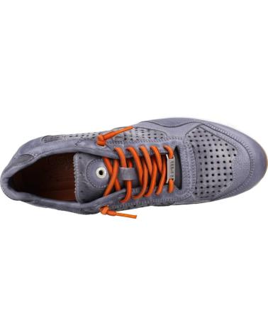 Zapatillas deporte CETTI  de Hombre 848 PIEL TITANIO  AZUL