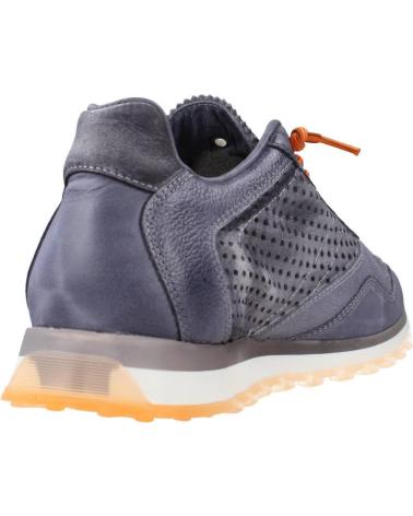 Zapatillas deporte CETTI  de Hombre 848 PIEL TITANIO  AZUL