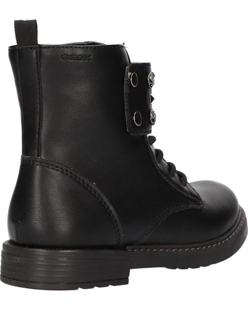 Geox Fille - Bottines Eclair - Fermeture éclair - Respirables - Tige Effet Cuir - 6