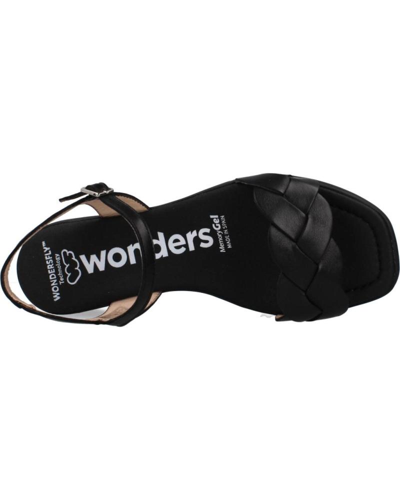 Sandals De Mujer WONDERS B7931 NEGRO