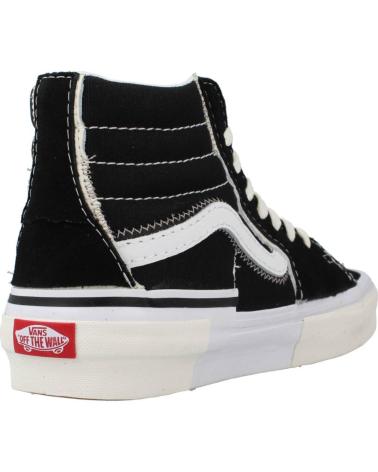 Woman and Man Trainers VANS OFF THE WALL SK8-HI RECONSTRUCT  NEGRO