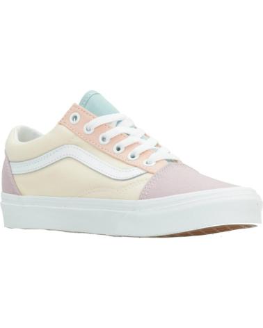 Deportivas VANS OFF THE WALL  de Mujer OLD SKOOL PASTEL BLOCK  AMARILLO