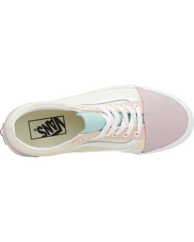 Deportivas VANS OFF THE WALL  de Mujer OLD SKOOL PASTEL BLOCK  AMARILLO
