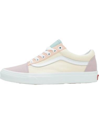 Deportivas VANS OFF THE WALL  de Mujer OLD SKOOL PASTEL BLOCK  AMARILLO