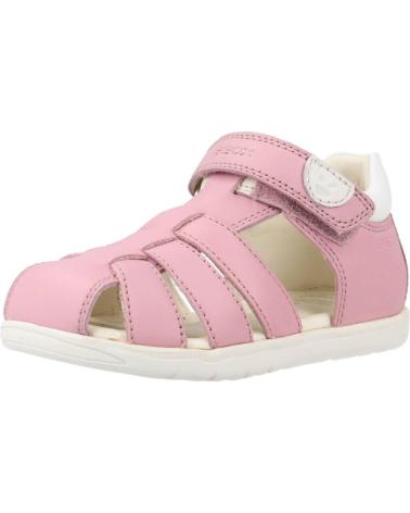 Sandalen für Mädchen GEOX B SANDAL MACCHIA GIR ROSA