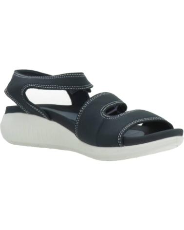 Woman Sandals CLARKS GLIDE HI SHORE AZUL