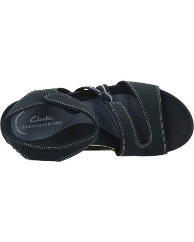 Woman Sandals CLARKS GLIDE HI SHORE AZUL
