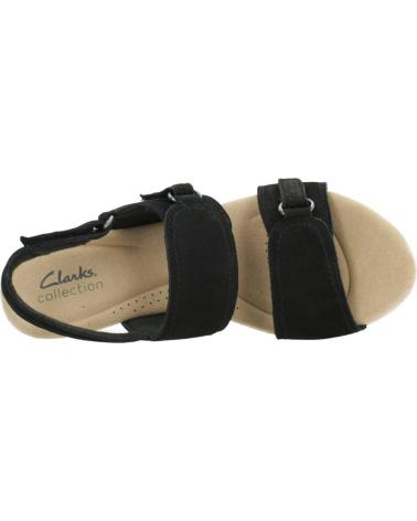 Sandalias de Mujer CLARKS ROSE LANE NEGRO