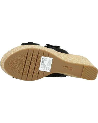 Sandalias de Mujer CLARKS ROSE LANE NEGRO