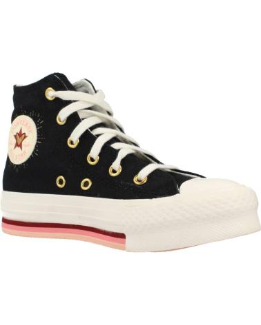 girl Trainers CONVERSE CHUCK TAYLOR ALL STAR LIFT PLATFORM HEARTS NEGRO