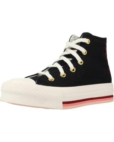 girl Trainers CONVERSE CHUCK TAYLOR ALL STAR LIFT PLATFORM HEARTS NEGRO