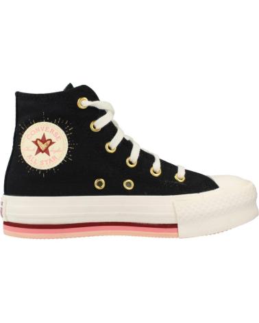 girl Trainers CONVERSE CHUCK TAYLOR ALL STAR LIFT PLATFORM HEARTS NEGRO