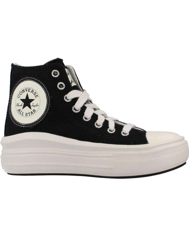 Zapatillas deporte CONVERSE  de Mujer MOVE HI  NEGRO