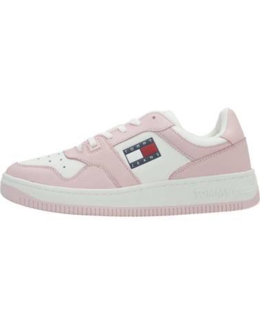 Woman Trainers TOMMY JEANS RETRO BASKET WMN  ROSA