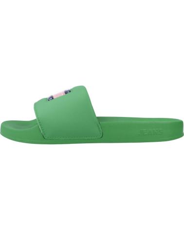 Chanclas TOMMY JEANS  de Mujer FLAG PRINT POOL SLD  VERDE